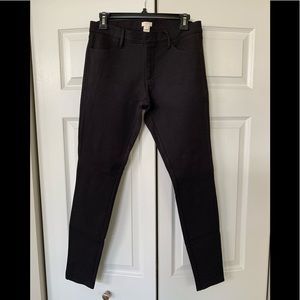 JCrew Factory Gigi Black pant with pockets, size 6